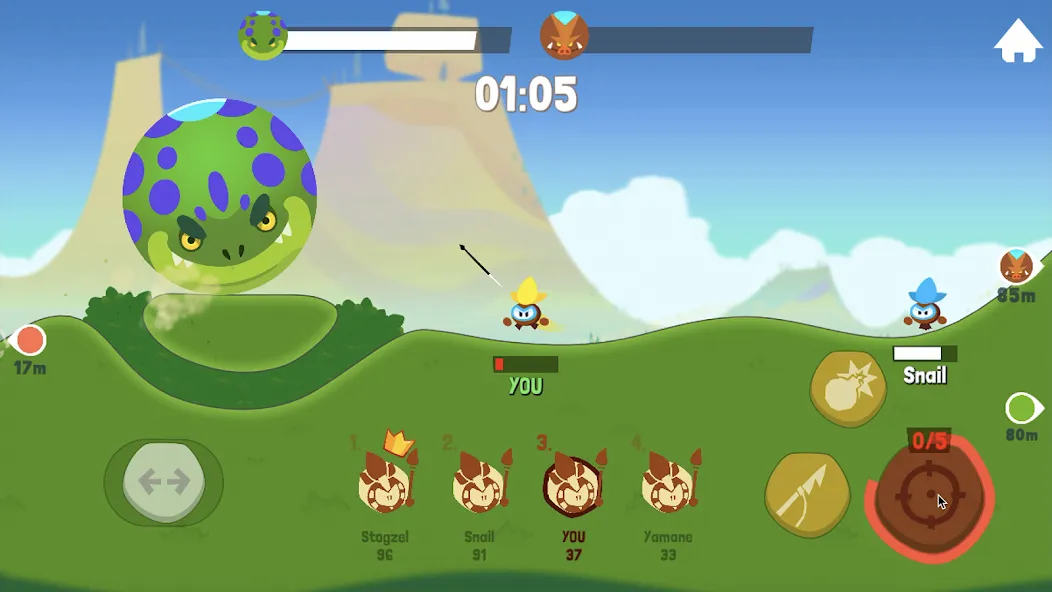 Tiny Hunters - Monsters Attack (Тини Хантерс)  [МОД Mega Pack] Screenshot 5