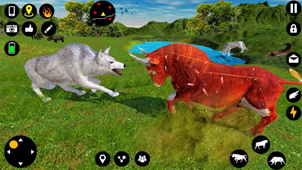 Angry Bull Attack Fight Games (Ангри Булл Атак Файт Геймс)  [МОД Бесконечные деньги] Screenshot 3