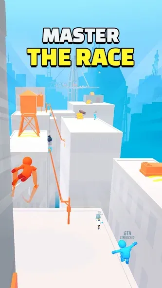 Parkour Race - FreeRun Game (Паркур Рейс)  [МОД Бесконечные монеты] Screenshot 3