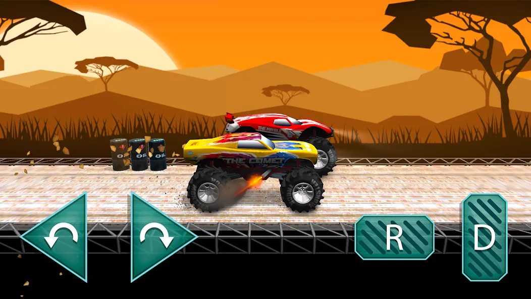 Monster truck: Extreme racing  [МОД Бесконечные деньги] Screenshot 4