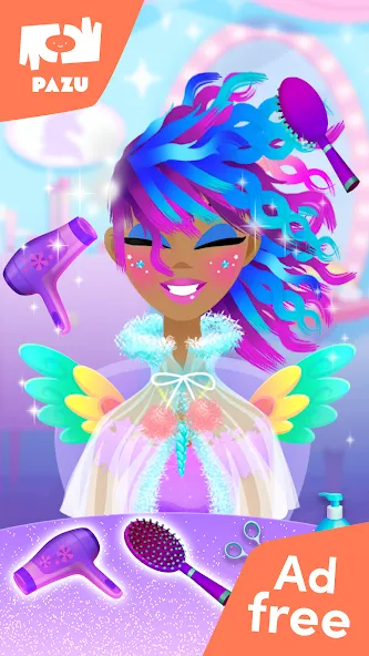 Girls Hair Salon Unicorn  [МОД Unlocked] Screenshot 2