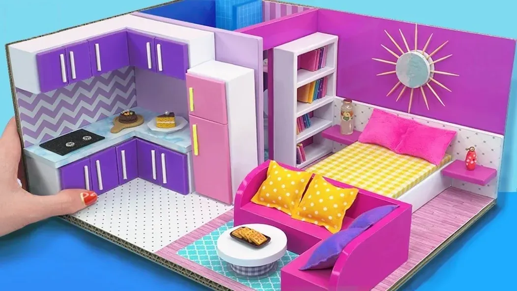 Girl Doll House Design Games (Дизайнерские игры для девочек Домик для кукол)  [МОД Все открыто] Screenshot 5