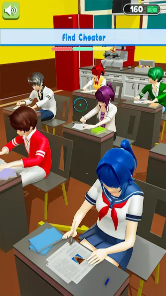 Anime School Teacher Simulator  [МОД Бесконечные деньги] Screenshot 4