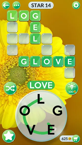 Wordscapes In Bloom (Вордскейпс Ин Блум)  [МОД Unlimited Money] Screenshot 1