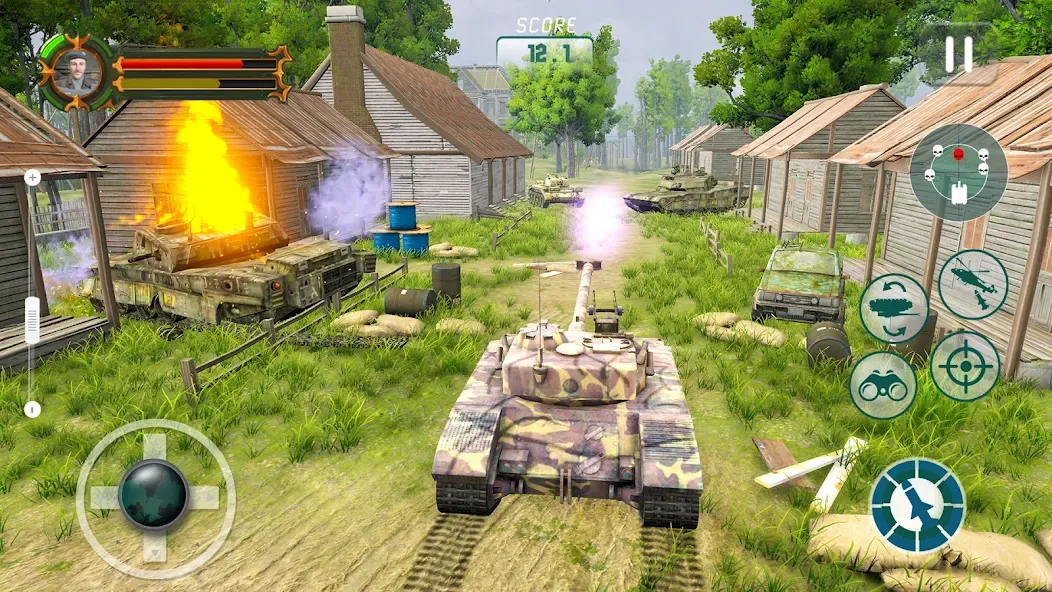 Army Tank Games Offline 3d  [МОД Unlocked] Screenshot 4