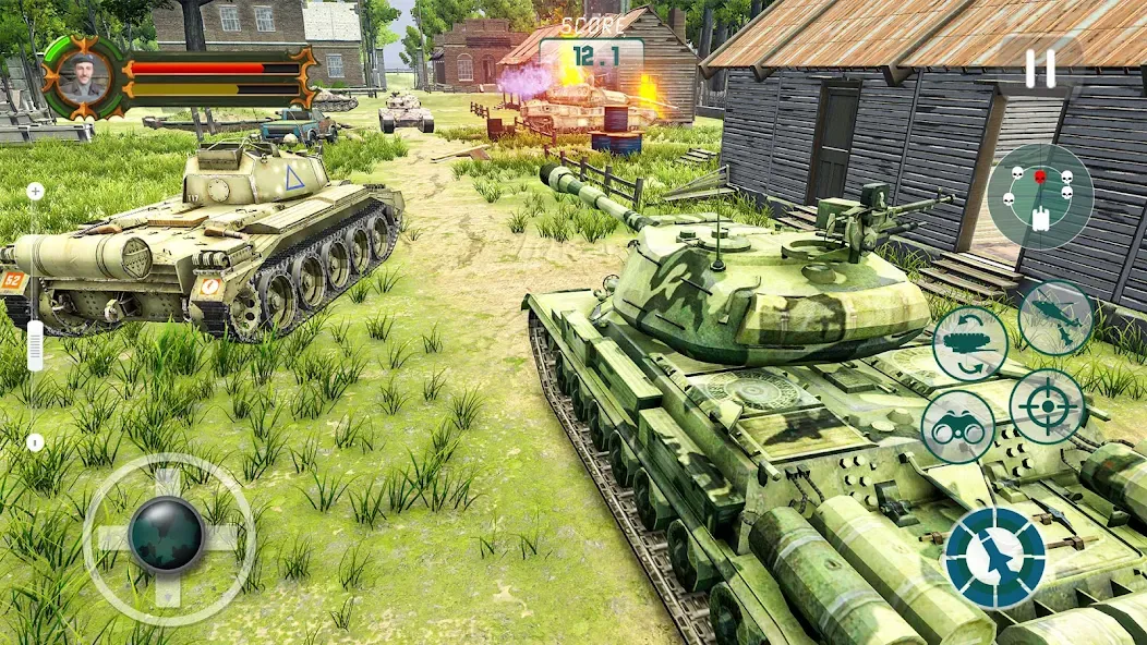 Army Tank Games Offline 3d  [МОД Unlocked] Screenshot 5