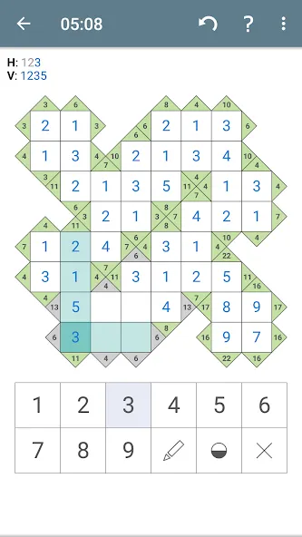 Kakuro (Cross Sums)  [МОД Все открыто] Screenshot 5