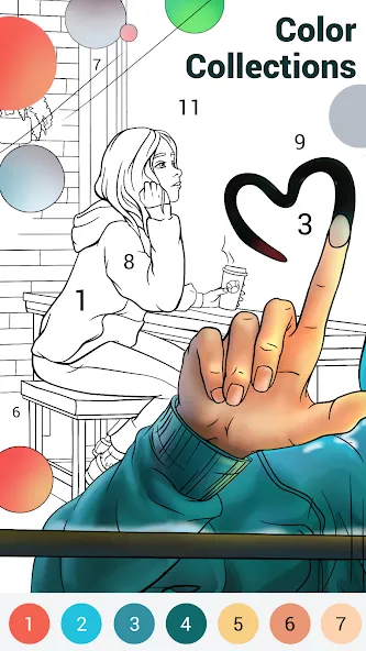 Happy Color®: Coloring Book (Хэппи Колор)  [МОД Меню] Screenshot 4