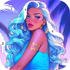 Скачать взлом Paint Color: Color by number  [МОД Unlimited Money] на Андроид
