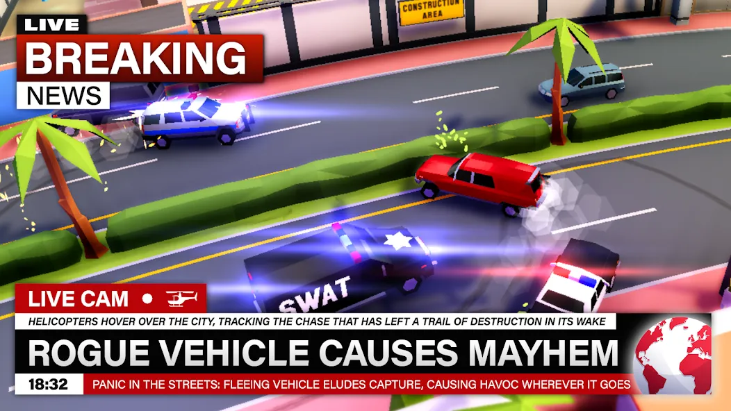 Reckless Getaway 2: Car Chase (Реклесс Гетавей 2)  [МОД Menu] Screenshot 1