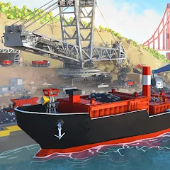 Скачать взлом Port City: Ship Tycoon (Порт Сити)  [МОД Бесконечные деньги] на Андроид