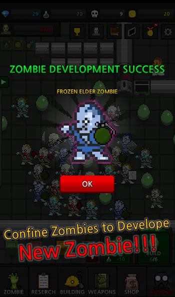 Grow Zombie VIP : Merge Zombie  [МОД Все открыто] Screenshot 4