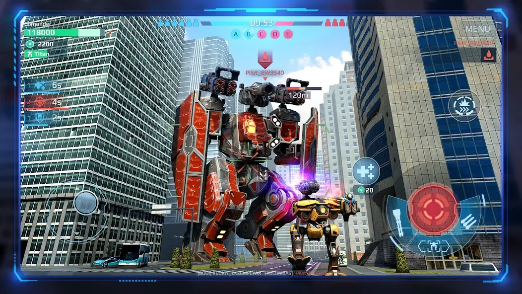 War Robots Multiplayer Battles  [МОД Menu] Screenshot 1