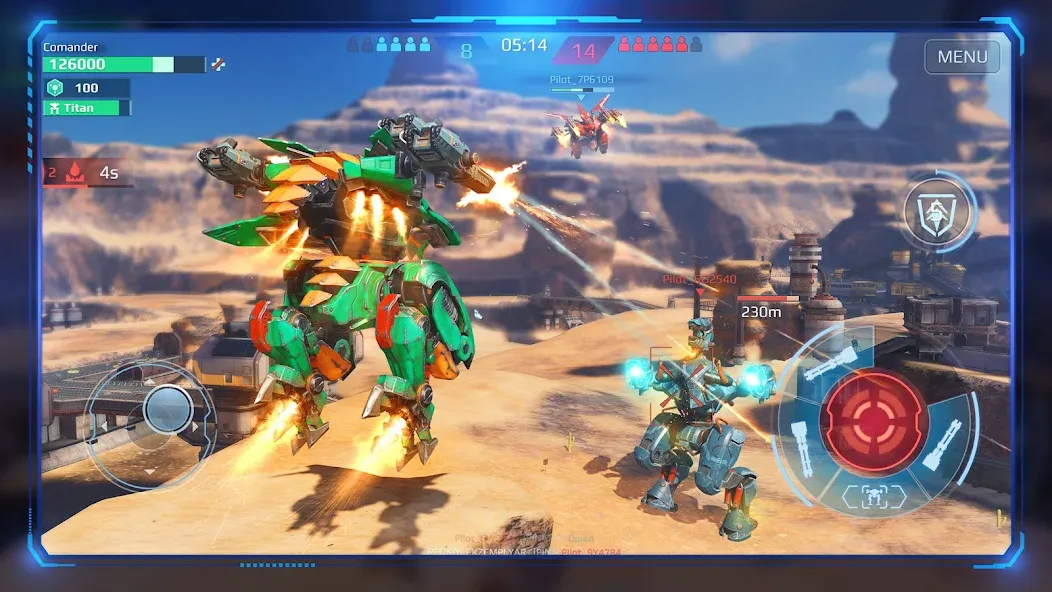 War Robots Multiplayer Battles  [МОД Menu] Screenshot 2