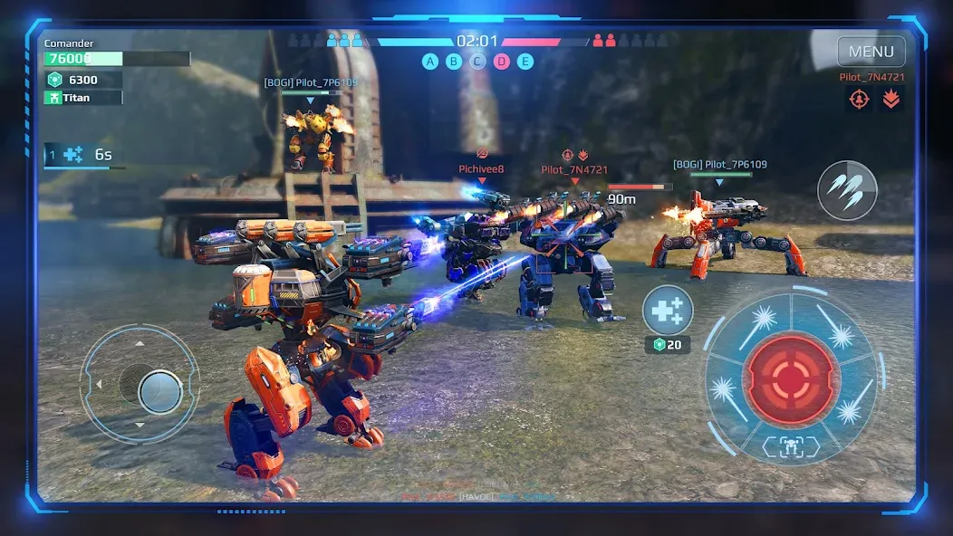 War Robots Multiplayer Battles  [МОД Menu] Screenshot 3