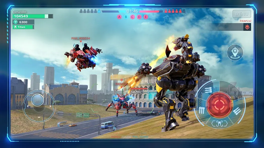 War Robots Multiplayer Battles  [МОД Menu] Screenshot 4