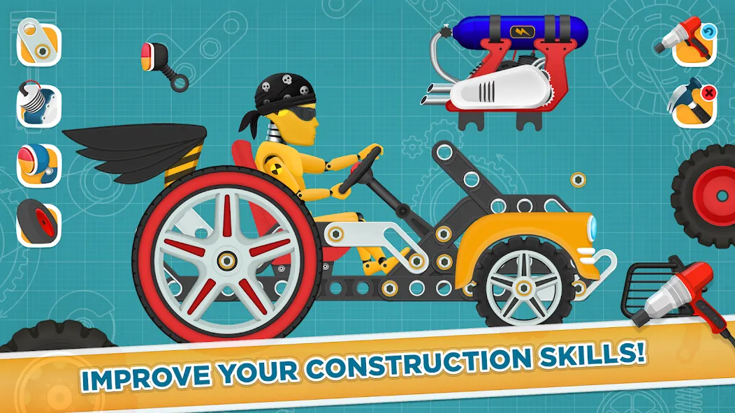 Car Builder & Racing for Kids  [МОД Unlocked] Screenshot 4