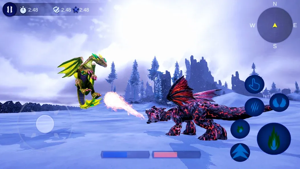 Magical Dragon Flight Games 3D  [МОД Unlocked] Screenshot 4