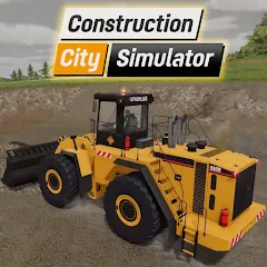 Скачать взлом Construction City Simulator (Конструкция Сити Симулятор)  [МОД Menu] на Андроид
