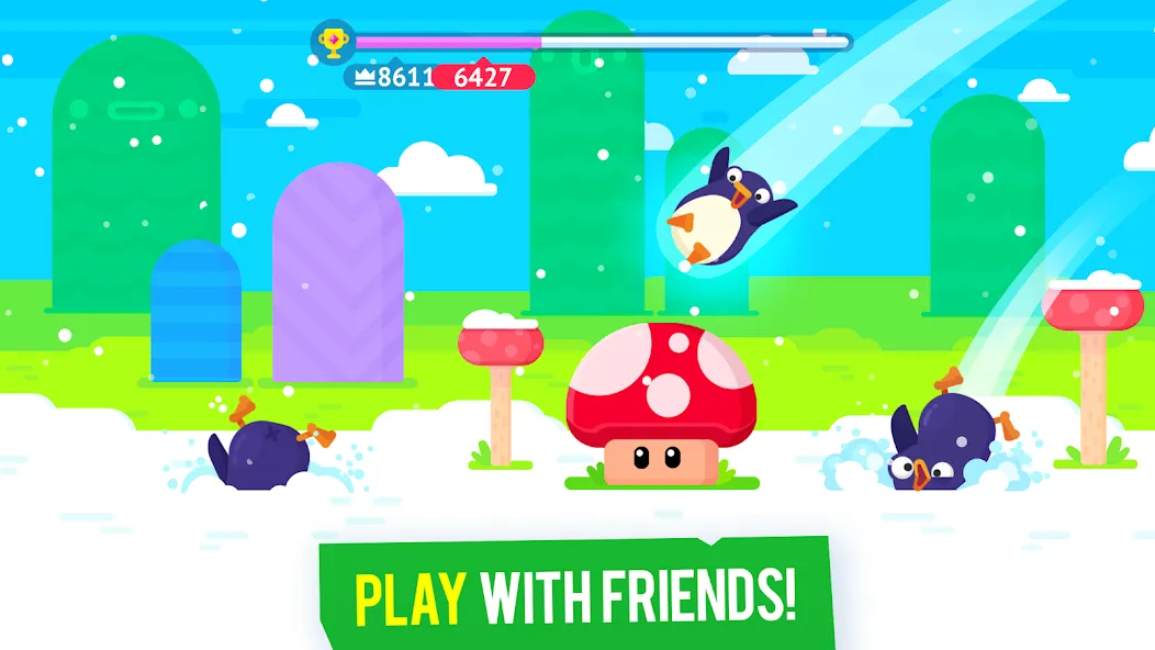 Bouncemasters: Penguin Games (Баунсмастерс)  [МОД Unlimited Money] Screenshot 3