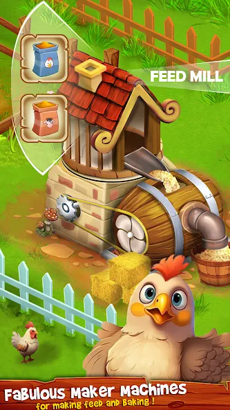 Country Valley Farming Game (Парадайз Хей Фарм Айленд)  [МОД Бесконечные деньги] Screenshot 2