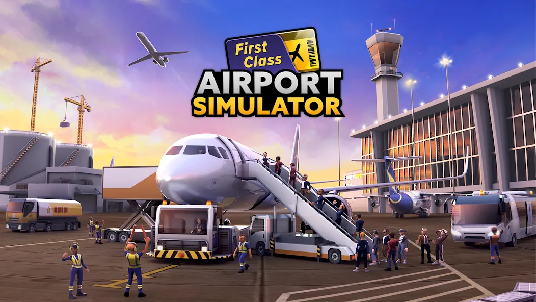 Airport Simulator: Tycoon Inc. (Эйрпорт Симулятор)  [МОД Меню] Screenshot 1