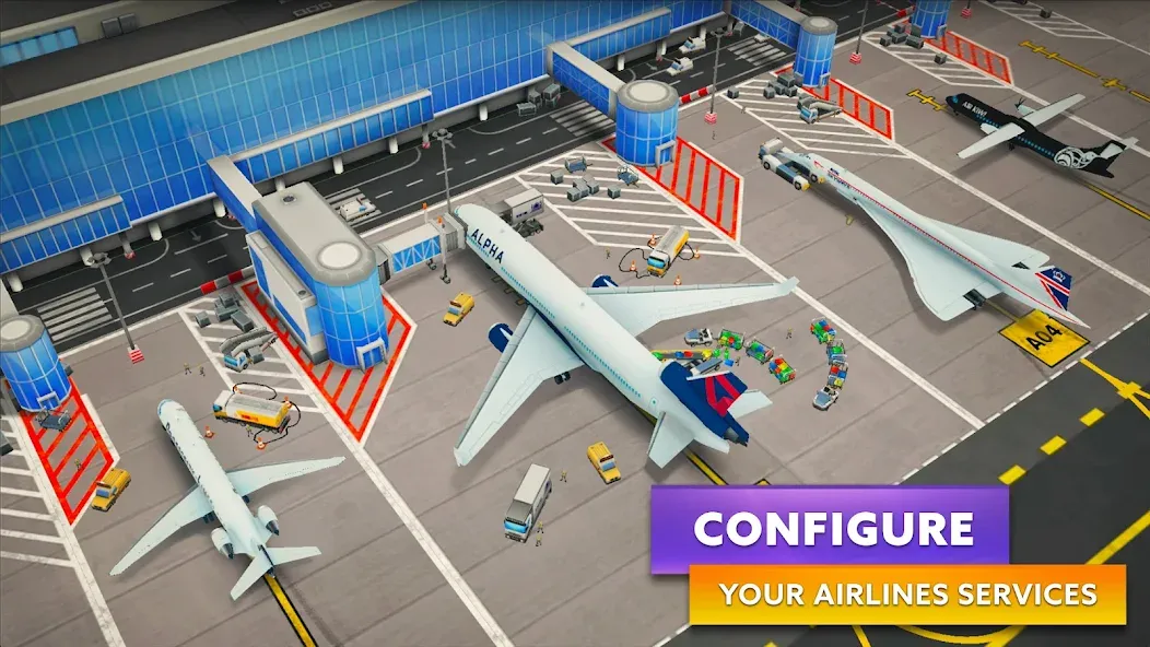 Airport Simulator: Tycoon Inc. (Эйрпорт Симулятор)  [МОД Меню] Screenshot 3