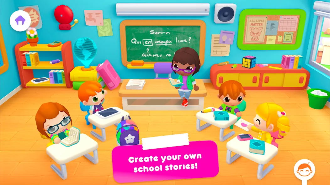 Sunny School Stories (Санны Скул Сториз)  [МОД Много монет] Screenshot 1