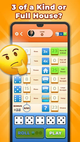 Yatzy - Fun Classic Dice Game (Ятзи)  [МОД Unlimited Money] Screenshot 4