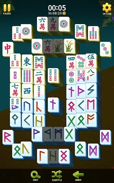 Mahjong Blossom Solitaire  [МОД Много монет] Screenshot 3