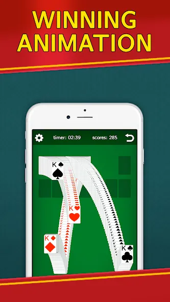 Classic Solitaire Klondike  [МОД Menu] Screenshot 4