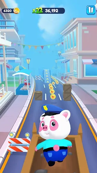 Piggy Panda Run: Fun Game  [МОД Бесконечные деньги] Screenshot 4