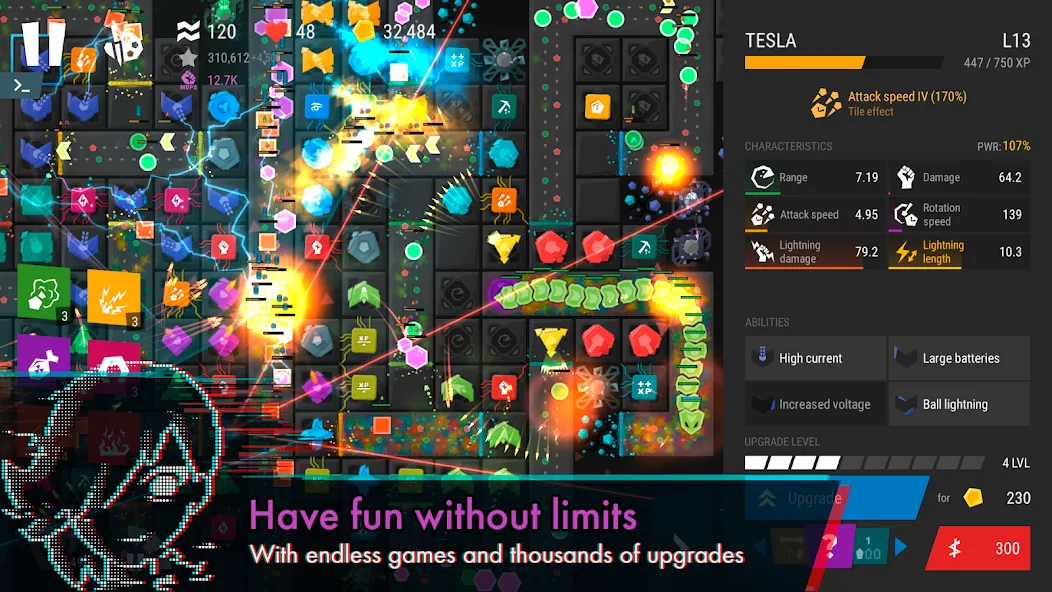 Infinitode 2 - Tower Defense (Инфинитод 2)  [МОД Меню] Screenshot 5