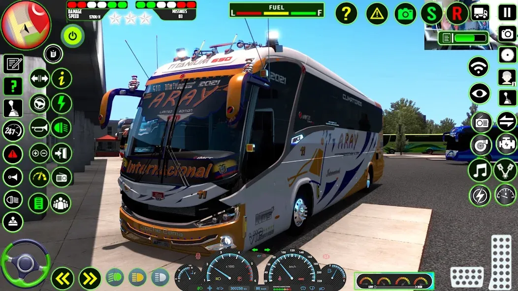 Euro Coach Bus Simulator 3D (Паблик Коуч Бас Драйвинг 3Д)  [МОД Много денег] Screenshot 1