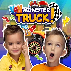 Скачать взлом Monster Truck Vlad & Niki [МОД Все открыто] на Андроид