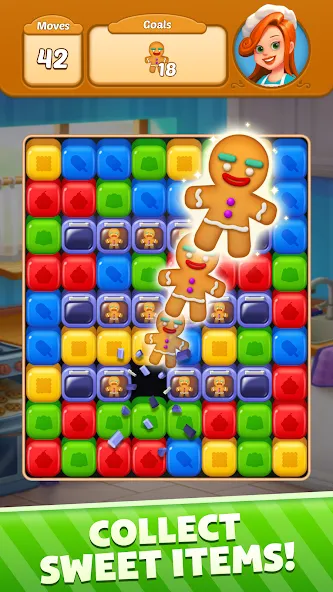 Sweet Cube Blast (Свит Кьюб Бласт)  [МОД Menu] Screenshot 5