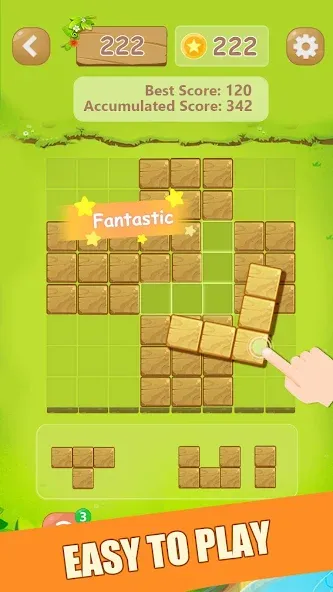 Puzzle Green Blocks (Пазл Зеленые Блоки)  [МОД Бесконечные монеты] Screenshot 4