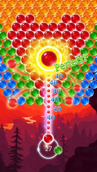 Bubble Shooter Magic Forest (Бабл шутер Магик Форест)  [МОД Бесконечные монеты] Screenshot 1