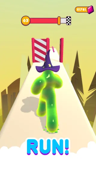 Blob Runner 3D (Блоб Раннер 3Д)  [МОД Меню] Screenshot 1