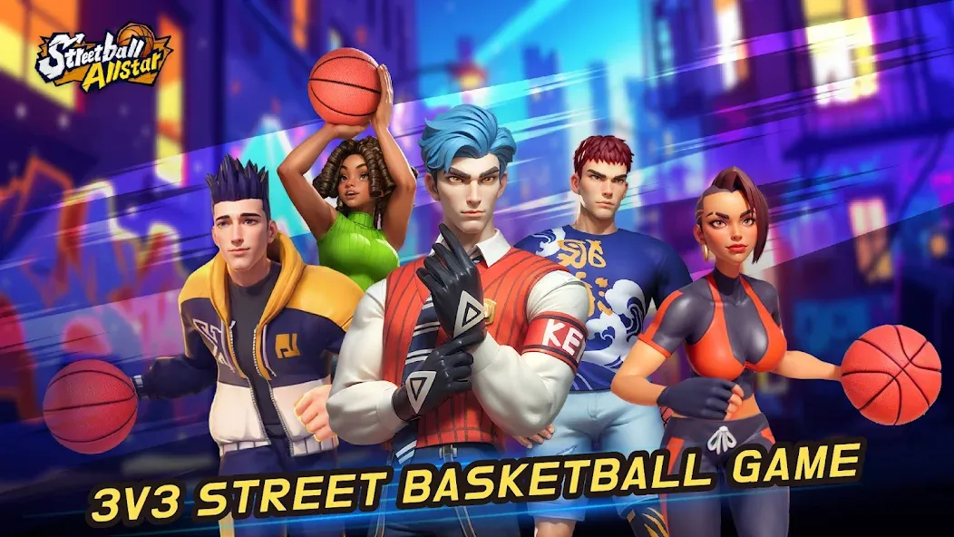 Streetball Allstar (тритбол Оллстар)  [МОД Меню] Screenshot 1