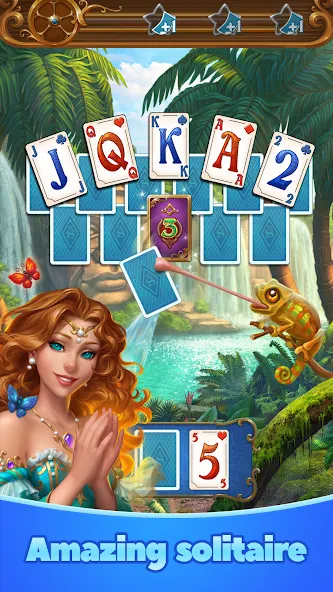 Magic Story of Solitaire Cards  [МОД Много монет] Screenshot 1