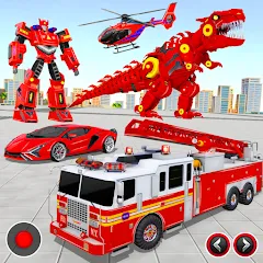 Скачать взлом Fire Truck Robot Car Game [МОД Mega Pack] на Андроид