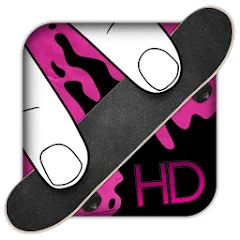 Скачать взлом Fingerboard HD Skateboarding (Фингерборд ХД скейтбординг) [МОД Unlocked] на Андроид