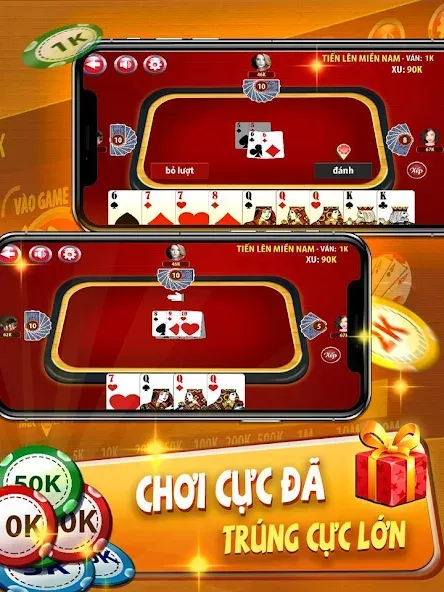 Tiến Lên Miền Nam - Tien Len  [МОД Unlocked] Screenshot 5