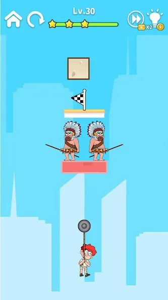 Zipline Rescue: Physics Game (Зиплайн Рескью)  [МОД Unlimited Money] Screenshot 3