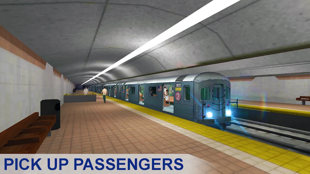 Subway Train Simulator  [МОД Бесконечные монеты] Screenshot 2