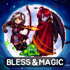 Скачать взлом Bless & Magic: Idle RPG game [МОД Много монет] на Андроид