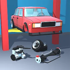 Скачать взлом Retro Garage - Car Mechanic [МОД Много монет] на Андроид