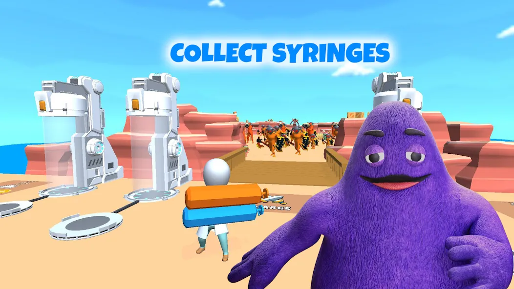 Grimace monster playground (Батл Плейграунд Монстерс)  [МОД Unlocked] Screenshot 1