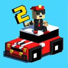 Скачать взлом Smashy Road: Wanted 2 (Смэши Роуд)  [МОД Меню] на Андроид